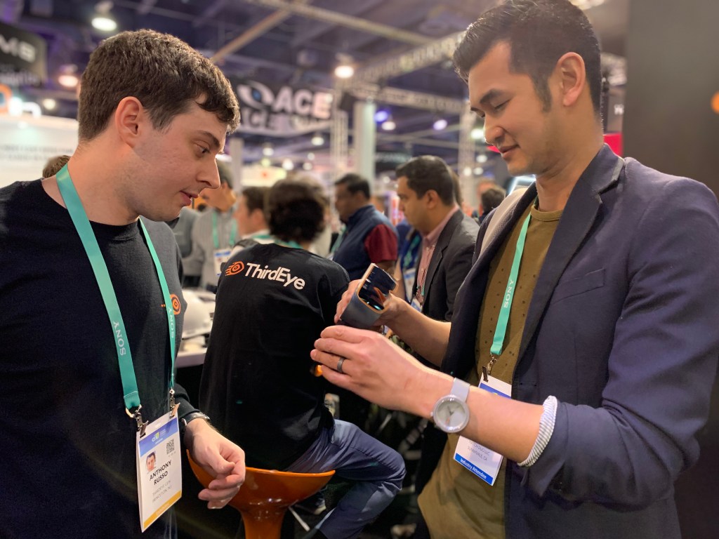 We designed those glasses he's holding!